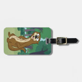 レーンジャーのリック| Reggieのカワウソ ラゲッジタグ (正面横)