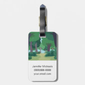 レーンジャーのリック| Reggieのカワウソ ラゲッジタグ (裏面縦)