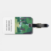 レーンジャーのリック| Reggieのカワウソ ラゲッジタグ (裏面横)