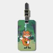 レーンジャーのリック| Scarlettのキツネの振ること ラゲッジタグ (正面縦)