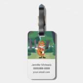 レーンジャーのリック| Scarlettのキツネの振ること ラゲッジタグ (裏面縦)