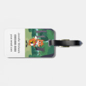 レーンジャーのリック| Scarlettのキツネの振ること ラゲッジタグ (裏面横)