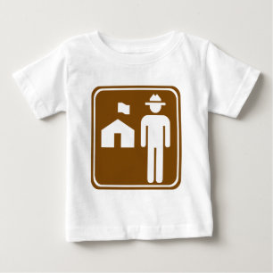 レーンジャーの場所のハイウェーの印 ベビーTシャツ