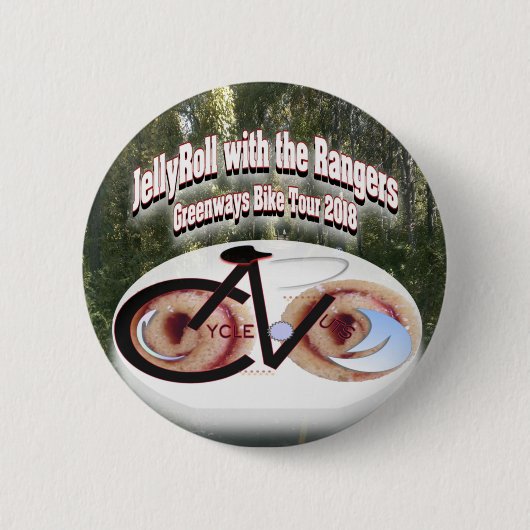 レーンジャー2018ボタンが付いているCycleNutsのJellyRoll 缶バッジ (正面)