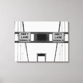 レーン信号に従うトリプチチ キャンバスプリント