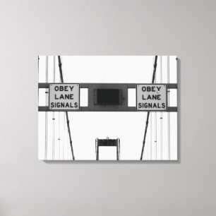 レーン信号に従うトリプチチ キャンバスプリント