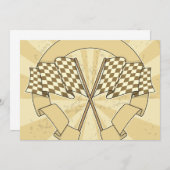 レー市松模様にス·フラグ·招待状 招待状 (正面/裏面)