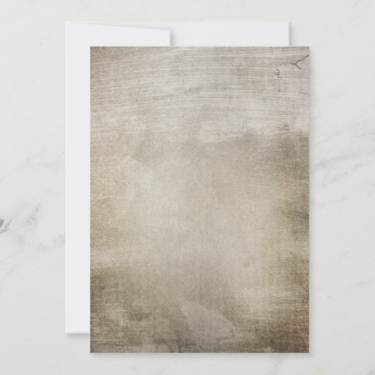 レー素朴ス動揺してブライダルシャワー招待状 招待状 (裏面)