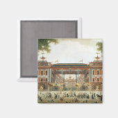 レ中国のノワールが設立したパリの風呂 マグネット (正面/裏面)