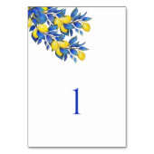 レ地中海のモンス結婚のテーブルカード テーブルナンバー (裏面)