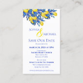  – レ地中海のモン結婚ズ – 日付を保存する –  名刺 (正面)