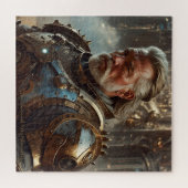 レ威厳のあるガルスチームパンクキングパズル ジグソーパズル (横)