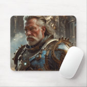 レ威厳のあるガルスチームパンクキングマウスパッド マウスパッド (マウス)
