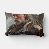 レ威厳のあるガルスチームパンクキング装飾用クッション ランバークッション (裏面)