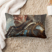 レ威厳のあるガルスチームパンクキング装飾用クッション ランバークッション (ブランケット)