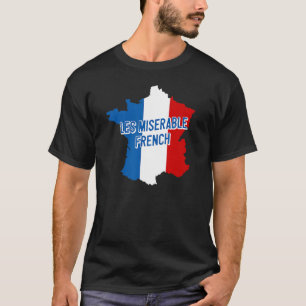 レ悲惨なフランスの映画好き者習慣の映画バフ Tシャツ