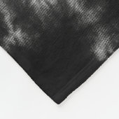 レ最高のディボスエバーレトロブラック絞り染めカスタム フリースブランケット (角)