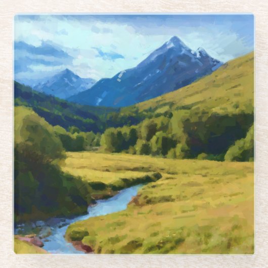 レ生まれテの義務 ガラスコースター (正面)