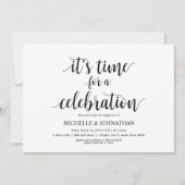 レ祝ス、婚約パーティ招待状 招待状 (正面)