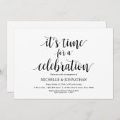 レ祝ス、婚約パーティ招待状 招待状 (正面/裏面)