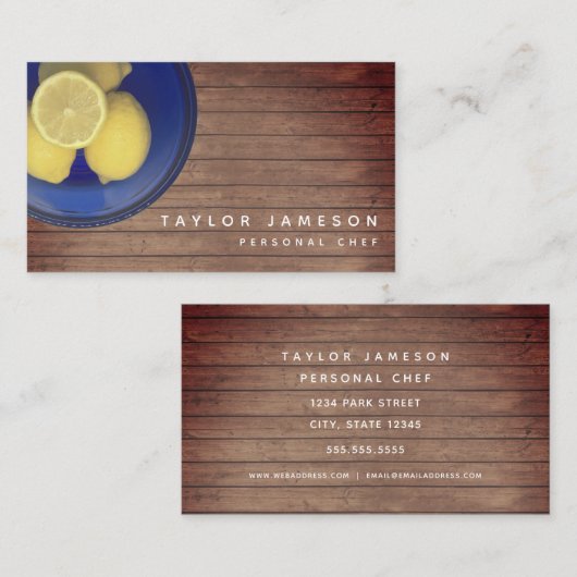 レ素朴モンの鉢 名刺 (正面/裏面)