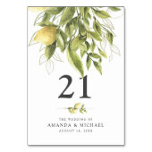 レ素朴モンズ・グリ結婚ーナリーズ・テーブル・テント・サイン テーブルナンバー (正面)