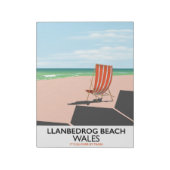 レ・ウーシュ フランス スキーポスター ノートパッド (回転)