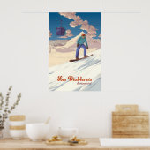 レ・ディアブレレ雪山スキーツアーのポスター ポスター (キッチン)