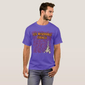 レ・ミゼラブル フランス 風 生活様式 映画 愛好家 ハビット Tシャツ (正面フル)