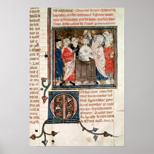 レimsの聖レミギウス司教 ポスター (正面)