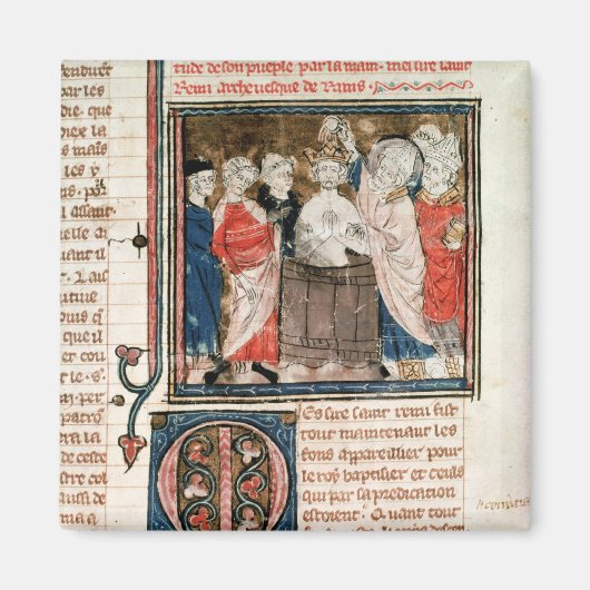 レimsの聖レミギウス司教 マグネット (正面)