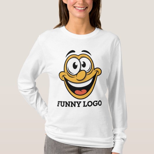 ロおもしろいゴ Tシャツ (正面)