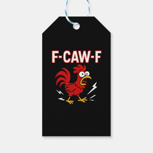 ロおもしろいー熱狂するスターF-CAW-Fミーム ギフトタグ (裏面)