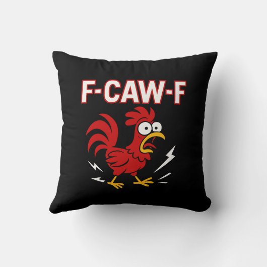 ロおもしろいー熱狂するスターF-CAW-Fミーム クッション (裏面)