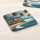 ロかわいらしグキャビンビーチハウス コースター (左側)