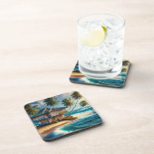 ロかわいらしグキャビンビーチハウス コースター (右側)