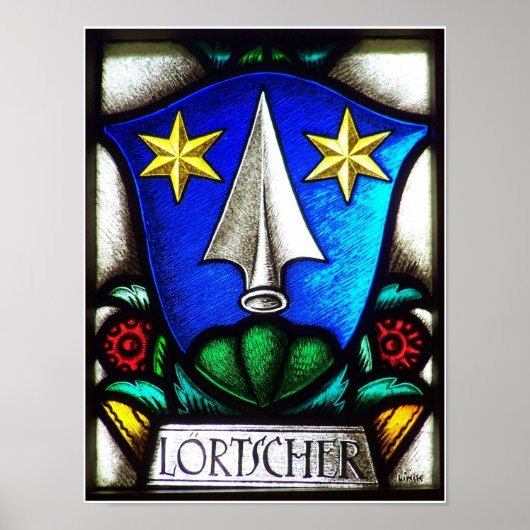 ロアシュエ家紋 ポスター (正面)