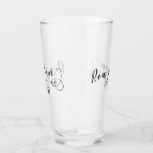 ロアション、レンヌ国旗、ハート、ブレトン タンブラーグラス (左)