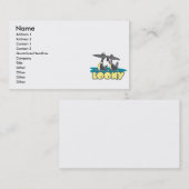 ロアズの鳥マンガ 名刺 (正面/裏面)