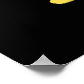 ロアソメおもしろいローリングライオンプンダークBG ポスター (角)