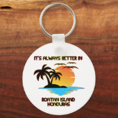 ロアタンアイランドトロピカカリブのルビーチホンジュラス キーホルダー (正面)