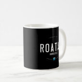 ロアタンホンジュラスビーチ波 コーヒーマグカップ (正面右)