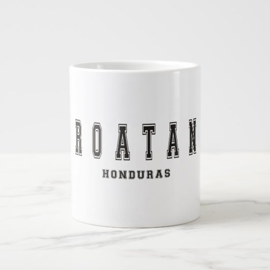 ロアタンホンジュラス ジャンボコーヒーマグカップ (正面)