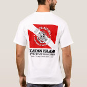 ロアタン島(レックダイビング) Tシャツ (裏面)