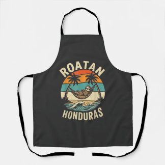 ロアタン ホンジュラス ナマケモノ Tシャツ エプロン