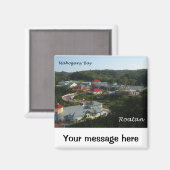 ロアタン・マホガニー湾 マグネット (正面/裏面)