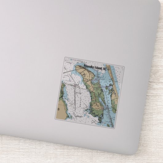 ロアノケ島NCチャート シール (詳細)