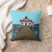 ロアノークの沼地の灯台枕 クッション (ブランケット)