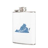 ロアノークバージニアウッドグレイン フラスク (左)