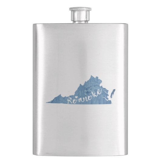 ロアノークバージニアウッドグレイン フラスク (正面)